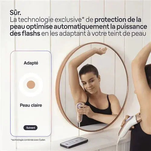 Epilateur à Lumière Pulsée Braun SKIN I-EXPERT PL7147 Blanc et Bronze - STORE COMMERCE