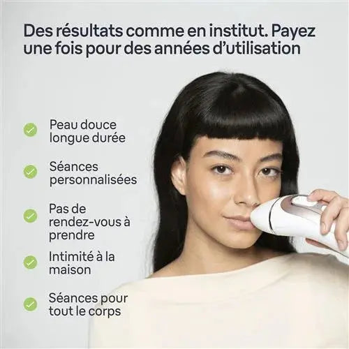 Epilateur à Lumière Pulsée Braun SKIN I-EXPERT PL7147 Blanc et Bronze - STORE COMMERCE