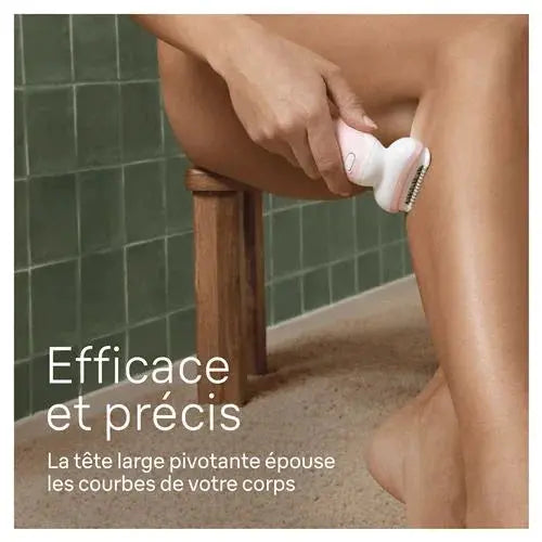 Epilateur électrique Braun Silk épil 9 SES 9-000 Blanc et Rose - STORE COMMERCE