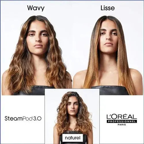 Lisseur vapeur L'Oréal Professionnel Steampod 3.0 Blanc - STORE COMMERCE