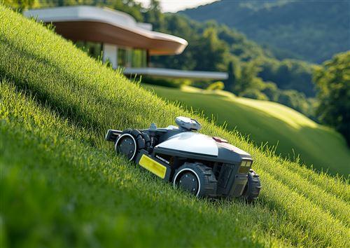 Robot tondeuse Mammotion Luba mini AWD 1500 EU Blanc Noir - STORE COMMERCE