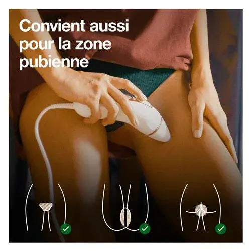 Appareil à Lumière Pulsée Braun Silk expert Pro 5 PL5242 Blanc et Doré - STORE COMMERCE