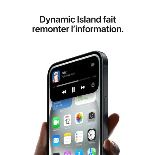 Apple iPhone 15 6,1" 5G Double SIM 128 Go Noir - STORE COMMERCE