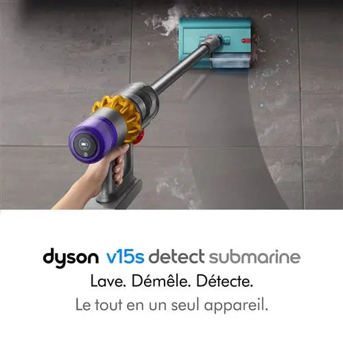 Aspirateur balai Dyson Detect Submarine V15S 600 W Gris et Violet STORE COMMERCE