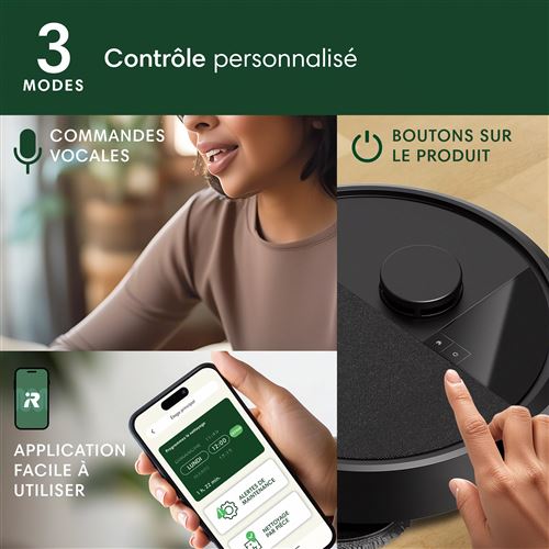 Irobot-Aspirateur robot iRobot Roomba Plus 405 Noir - STORE COMMERCE