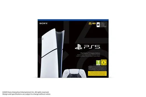 Console Sony PS5 Slim Edition Standard Blanc et Noir - STORE COMMERCE