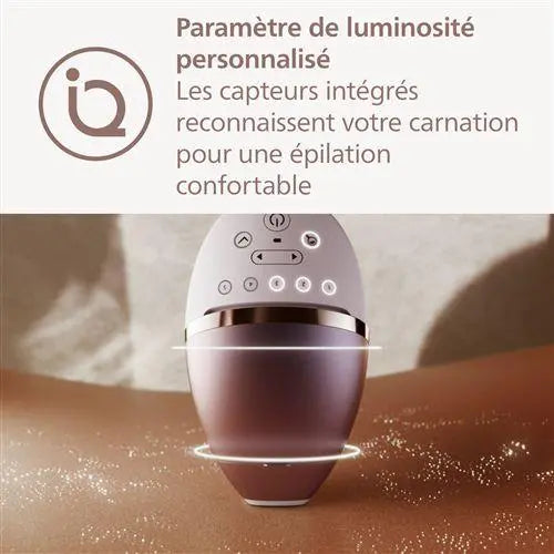 Épilateur à lumière pulsée Philips Lumea série 8000 SenseIQ BRI945 Blanc et Rose - STORE COMMERCE