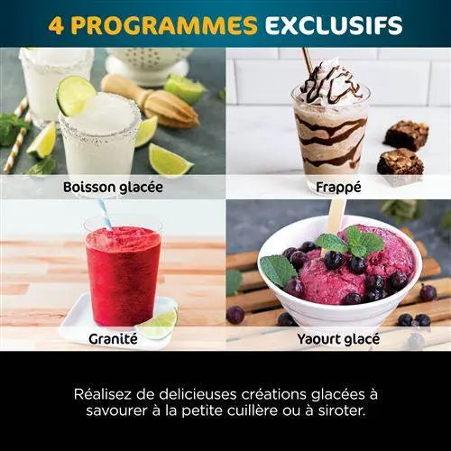 Machine à glaces et boissons glacées Ninja Creami Deluxe 10-en-1 NC501EU Argent STORE COMMERCE