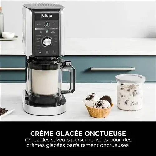 Machine à glaces et boissons glacées Ninja Creami Deluxe 10-en-1 NC501EU Argent STORE COMMERCE