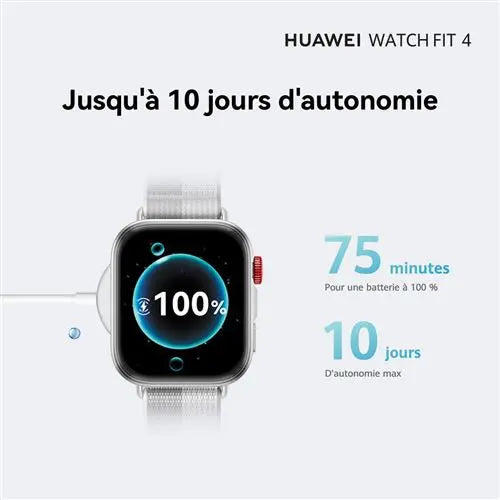Montre connectée Huawei Watch Fit 4 avec bracelet Noir STORE COMMERCE