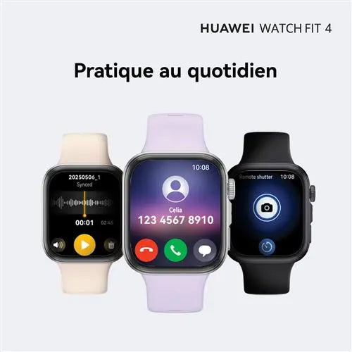 Montre connectée Huawei Watch Fit 4 avec bracelet Noir STORE COMMERCE