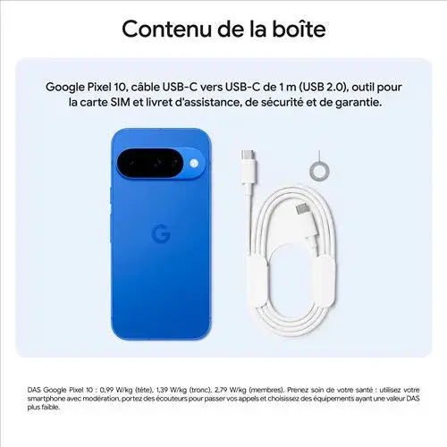 Smartphone Google Pixel 10 6,3" 5G Double SIM 128 Go Noir Volcanique - STORE COMMERCE
