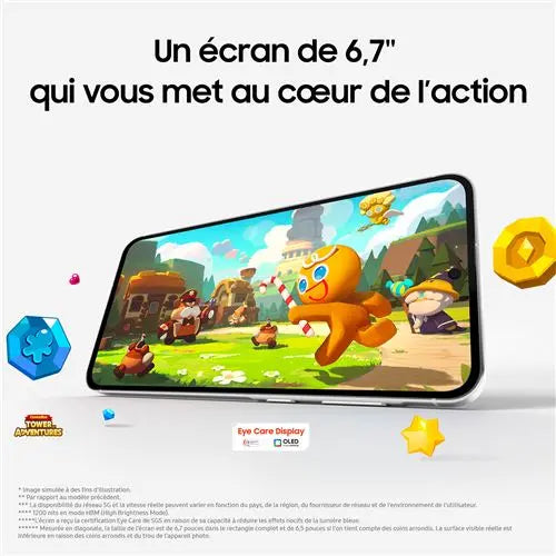 Smartphone Samsung Galaxy A56 6,7" 5G Nano SIM 256 Go Graphite STORE COMMERCE
