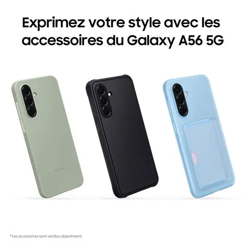 Smartphone Samsung Galaxy A56 6,7" 5G Nano SIM 256 Go Graphite STORE COMMERCE
